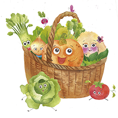 Иллюстрации овощные стихи